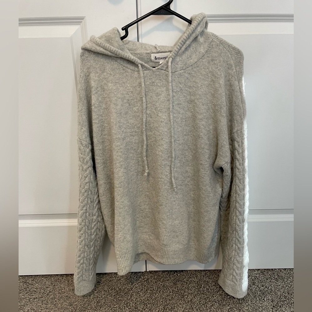 Maternity sweater, gray, size small, only worn for 2 months.